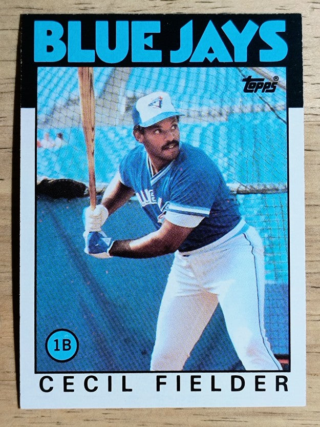 1986 Topps #386 Cecil Fielder RC