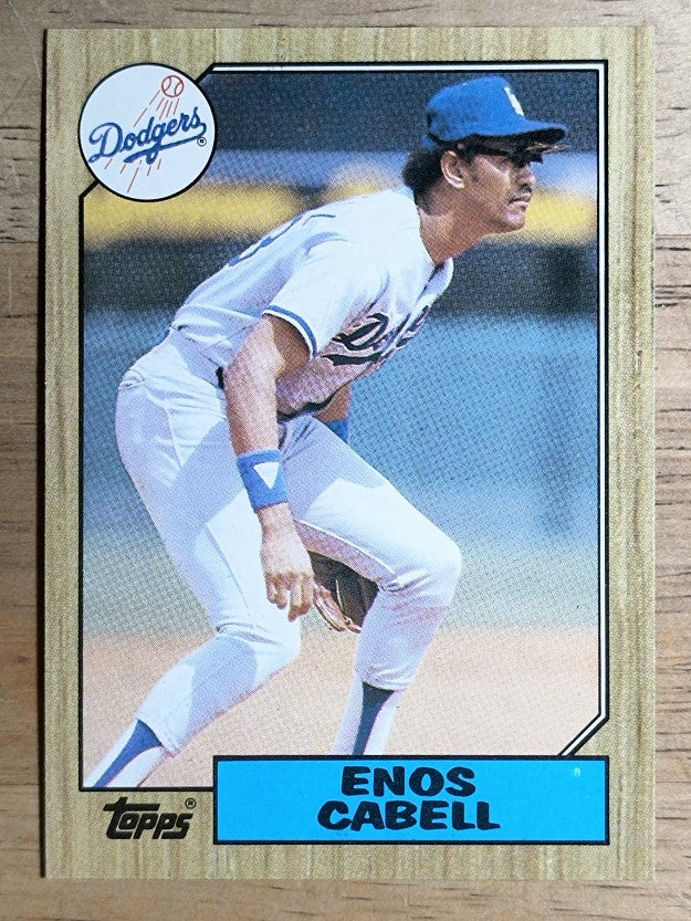 1987 Topps #509 Enos Cabell