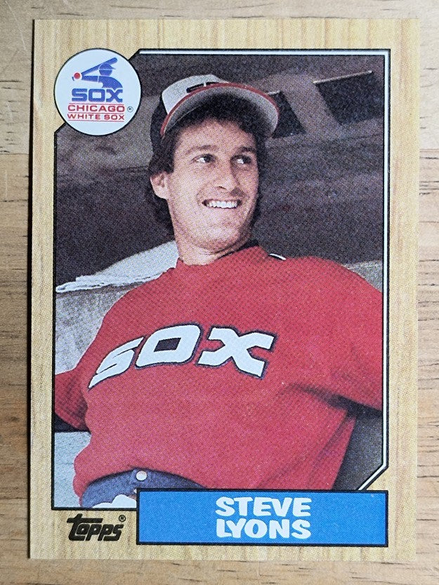 1987 Topps #511 Steve Lyons