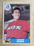 1987 Topps #511 Steve Lyons