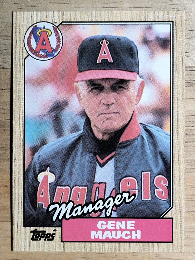 1987 Topps #518 Gene Mauch MG