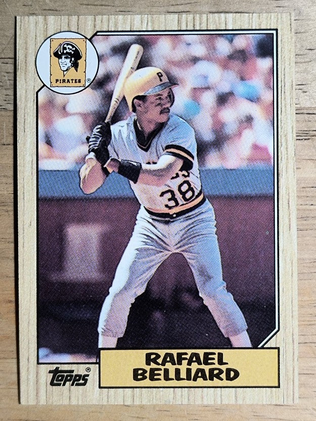 1987 Topps #541 Rafael Belliard RC
