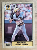 1987 Topps #541 Rafael Belliard RC