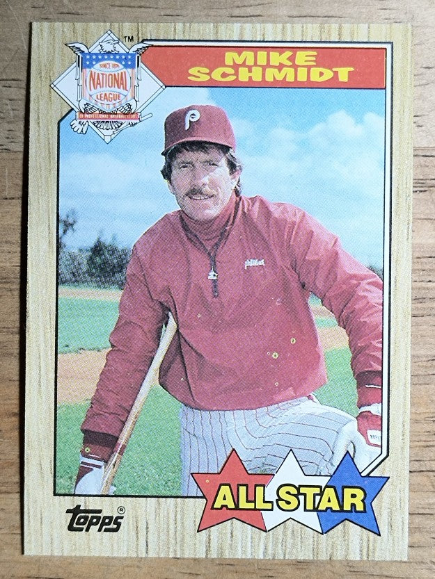 1987 Topps #597 Mike Schmidt AS
