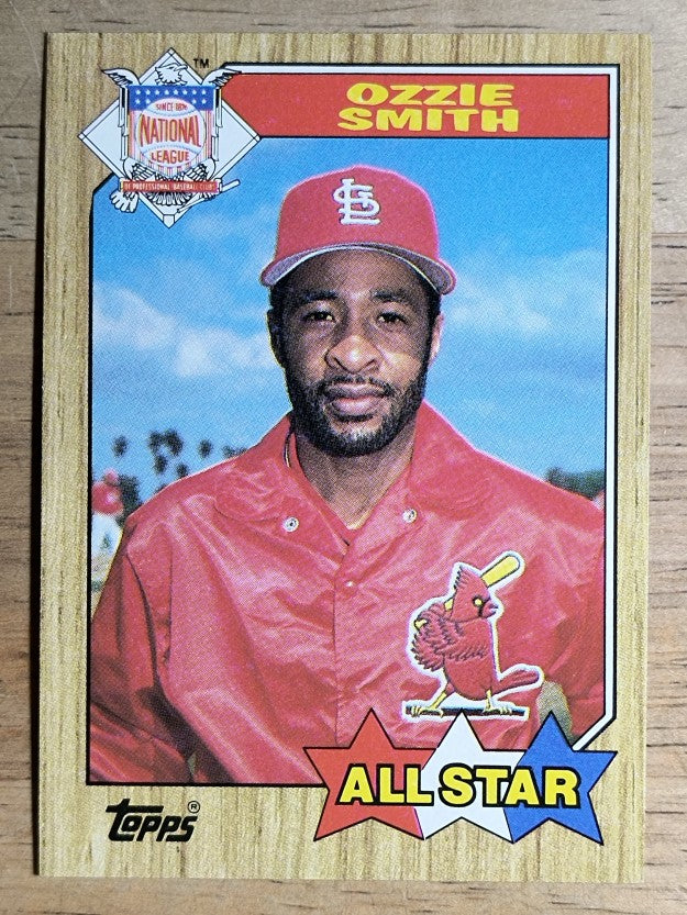 1987 Topps #598 Ozzie Smith AS