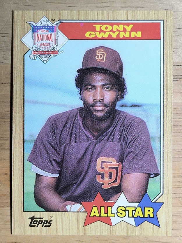 1987 Topps #599 Tony Gwynn AS