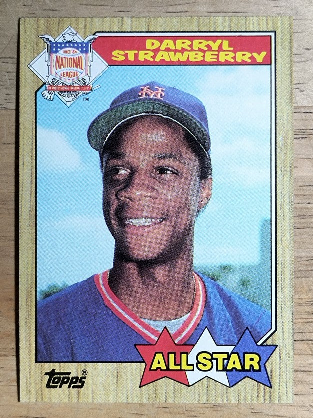 1987 Topps #601 Darryl Strawberry AS
