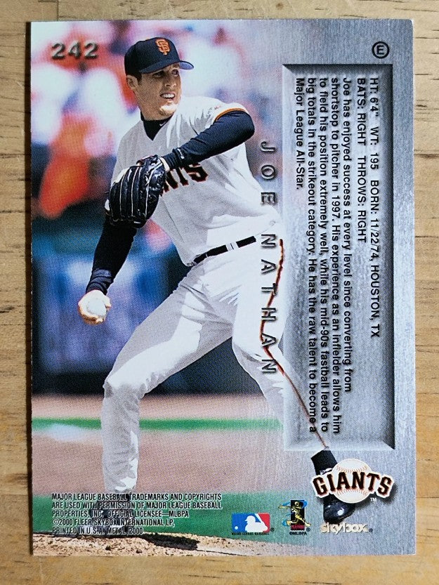 2000 Metal Emerald #242 Joe Nathan PROS