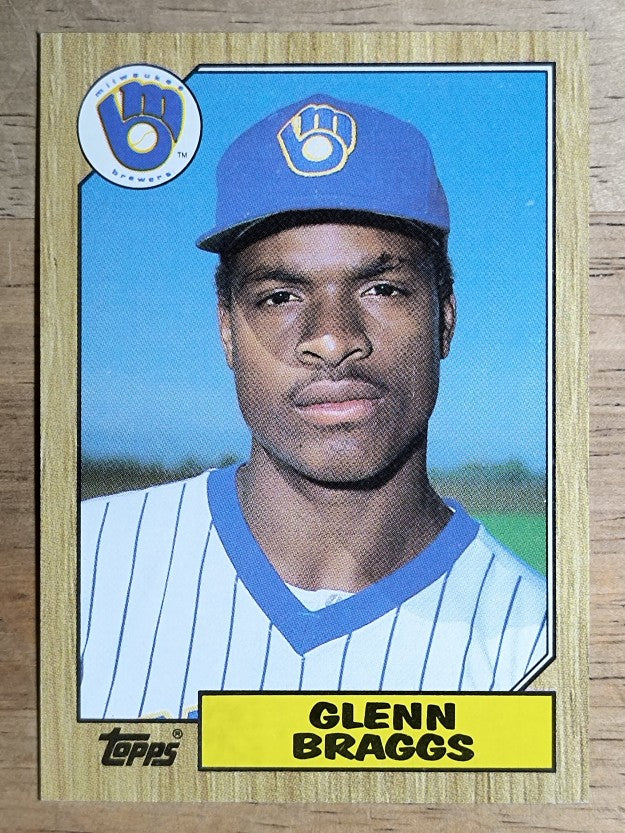 1987 Topps #622 Glenn Braggs RC