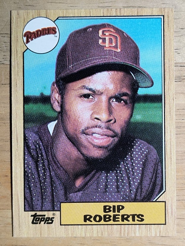 1987 Topps #637 Bip Roberts RC