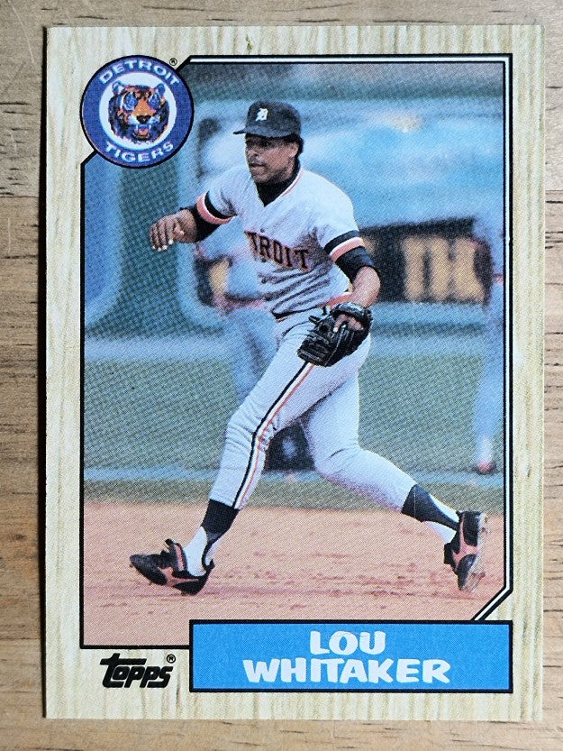 1987 Topps #661 Lou Whitaker