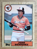 1987 Topps #688 Juan Beniquez