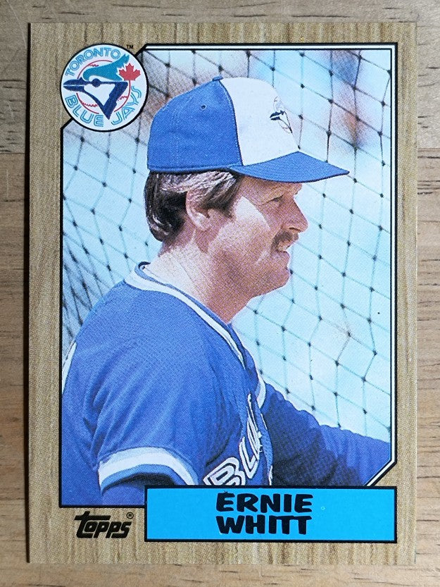 1987 Topps #698 Ernie Whitt