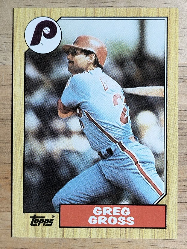 1987 Topps #702 Greg Gross