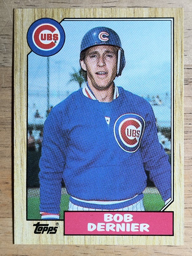 1987 Topps #715 Bob Dernier