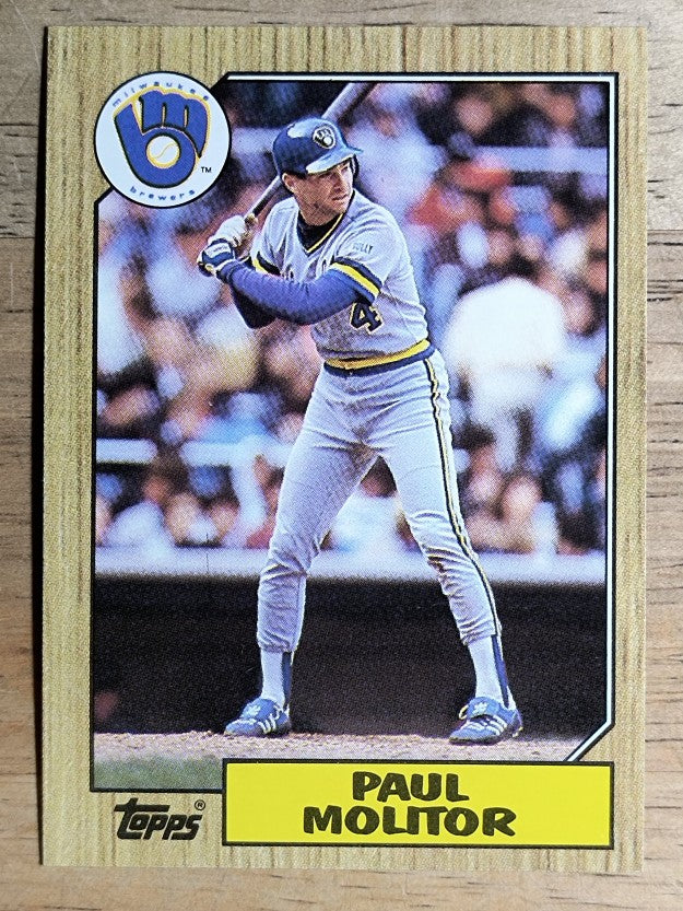 1987 Topps #741 Paul Molitor