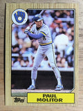 1987 Topps #741 Paul Molitor