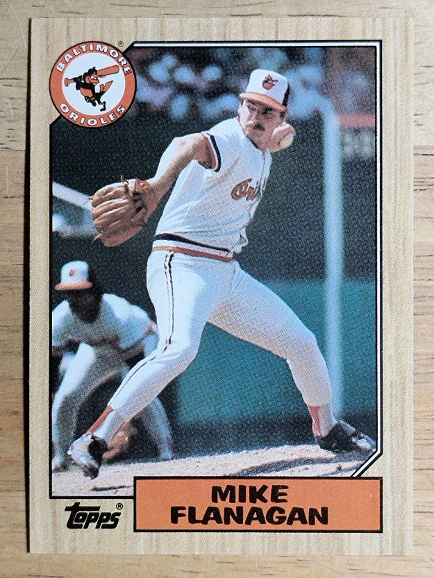 1987 Topps #748 Mike Flanagan