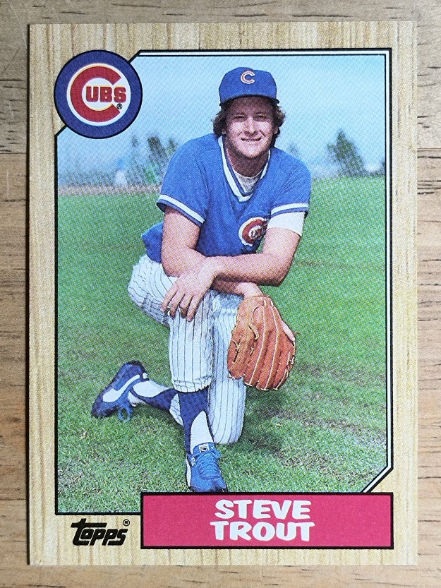 1987 Topps #750 Steve Trout