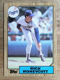 1987 Topps #753 Rick Honeycutt