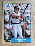 1987 Topps #756 Carlton Fisk