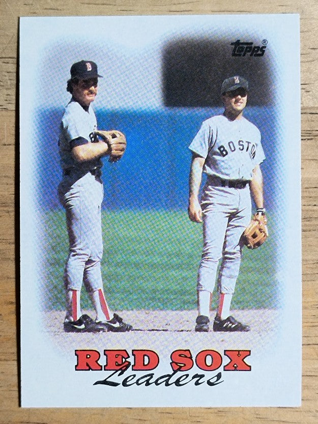 1988 Topps #21 Wade Boggs/Spike Owen TL