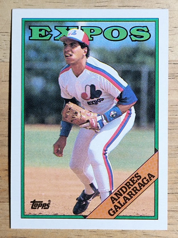 1988 Topps #25 Andres Galarraga
