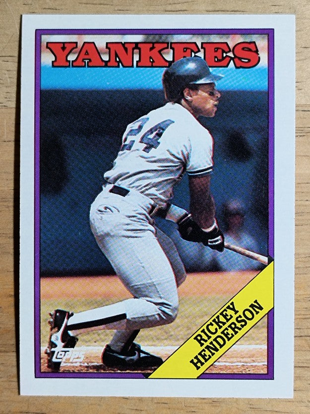 1988 Topps #60 Rickey Henderson