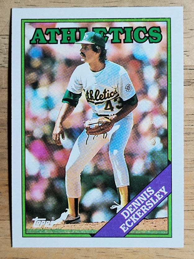 1988 Topps #72 Dennis Eckersley