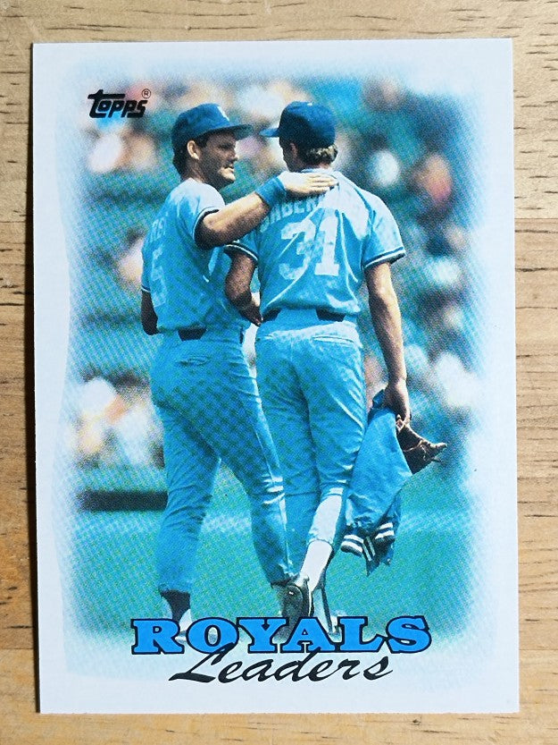 1988 Topps #141 George Brett/Bret Saberhagen TL
