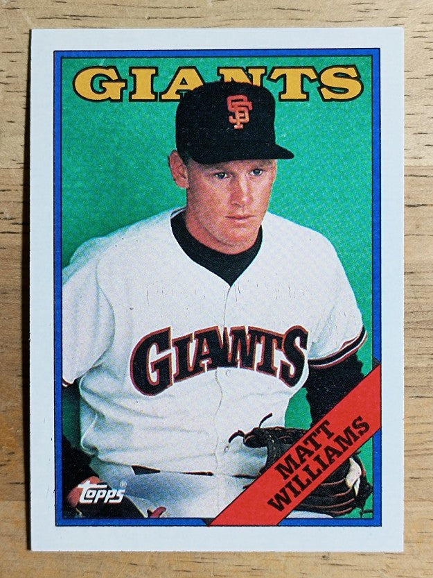 1988 Topps #372 Matt Williams RC