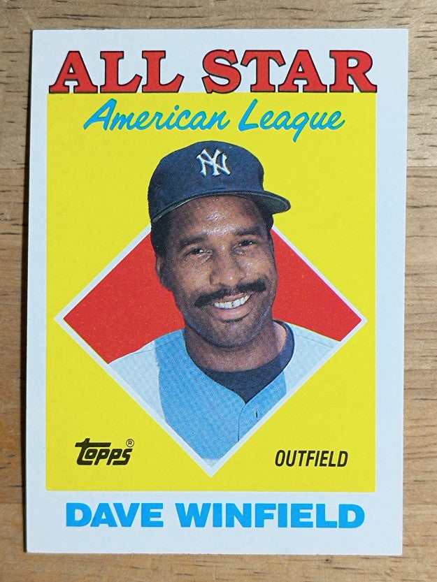 1988 Topps #392 Dave Winfield AS