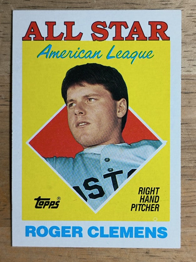 1988 Topps #394 Roger Clemens AS