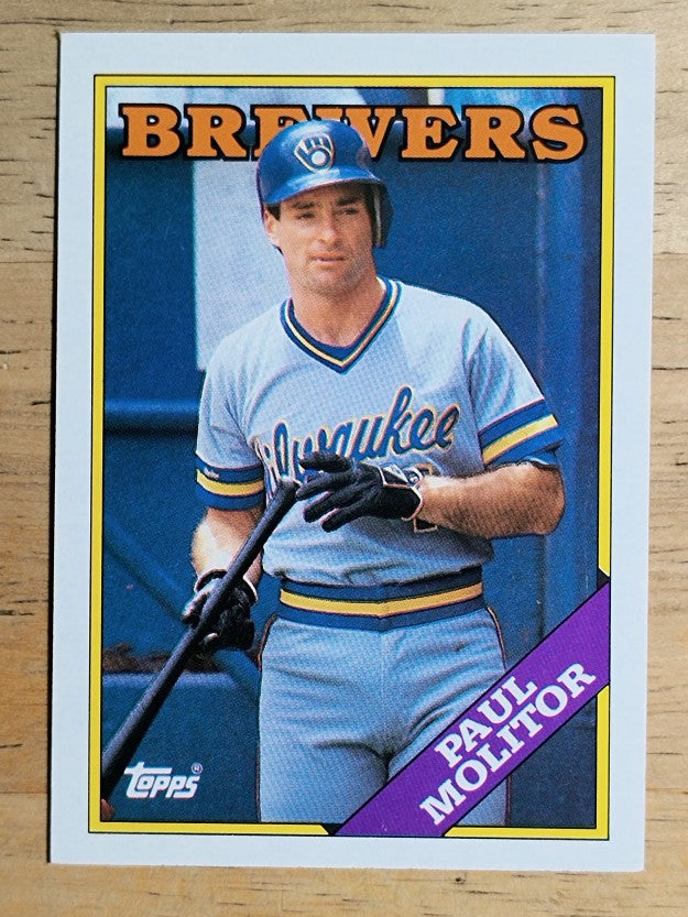 1988 Topps #465 Paul Molitor