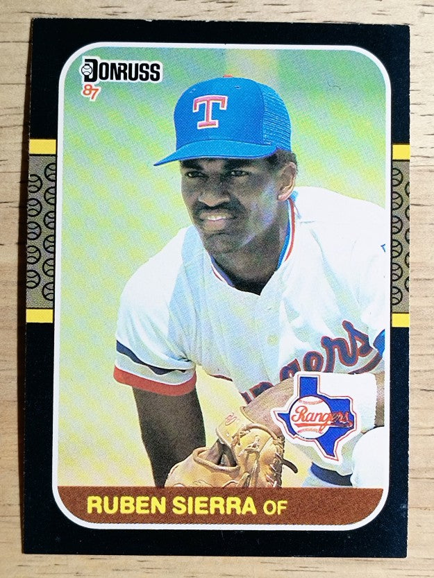 1987 Donruss #346 Ruben Sierra RC