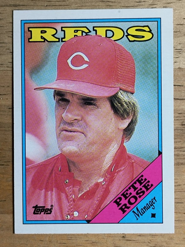 1988 Topps #475 Pete Rose MG