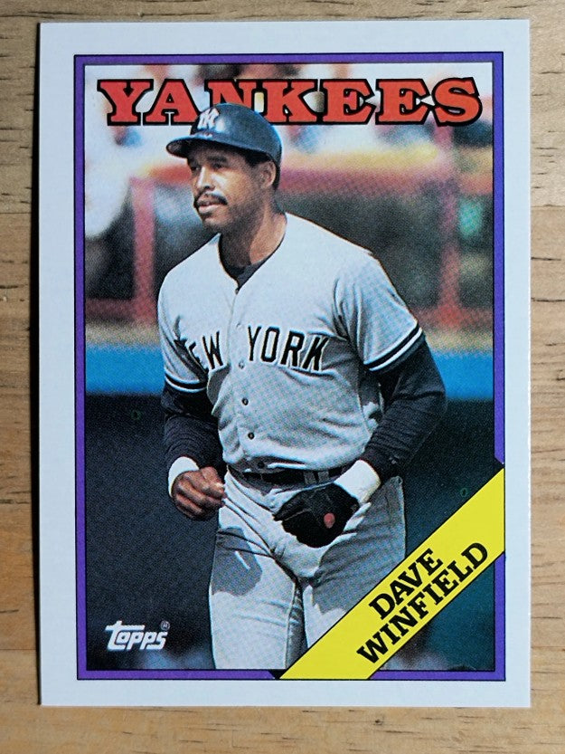 1988 Topps #510 Dave Winfield