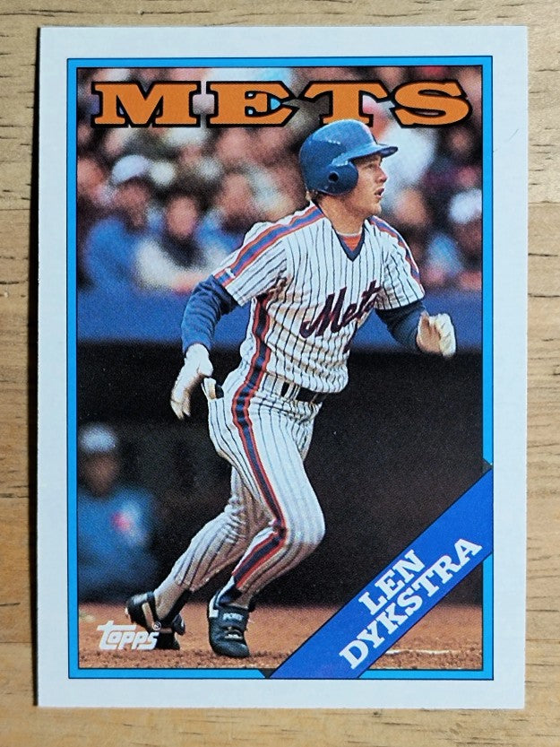 1988 Topps #655 Len Dykstra