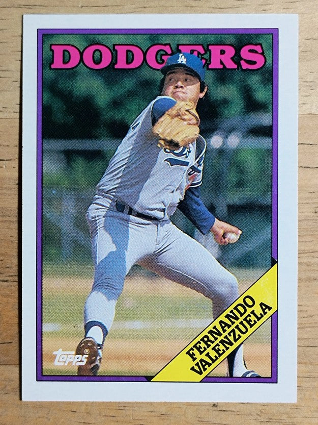 1988 Topps #780 Fernando Valenzuela