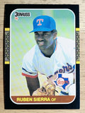 1987 Donruss #346 Ruben Sierra RC
