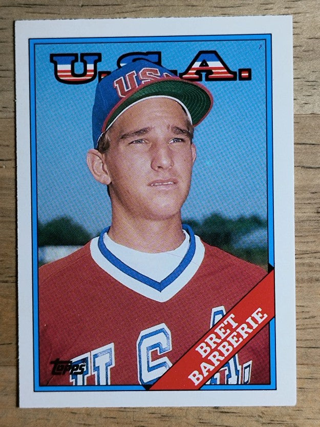 1988 Topps Traded #9T Bret Barberie OLY XRC