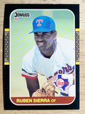 1987 Donruss #346 Ruben Sierra RC