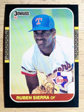 1987 Donruss #346 Ruben Sierra RC