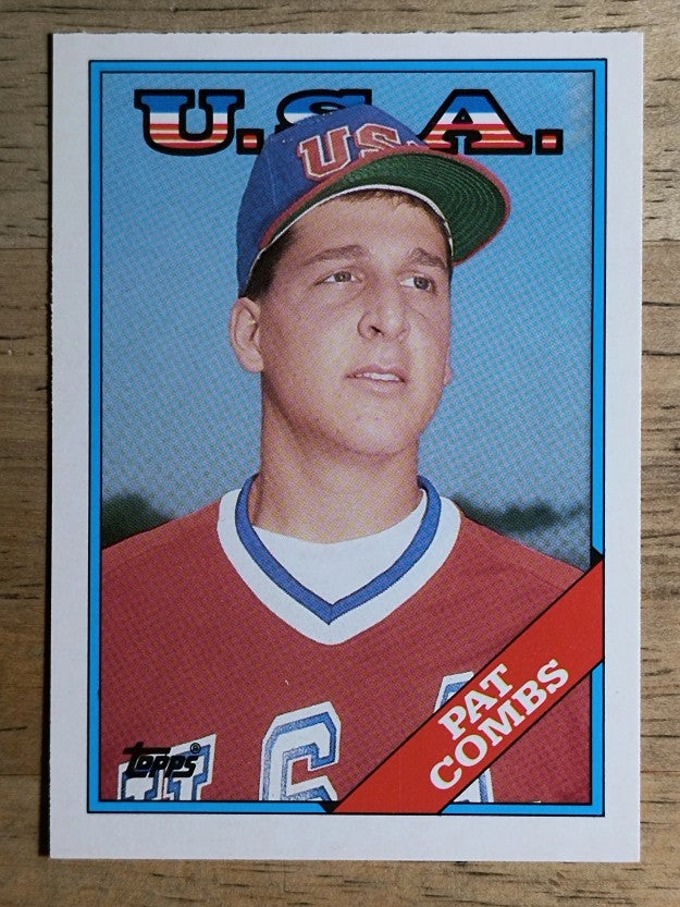 1988 Topps Traded #30T Pat Combs OLY XRC