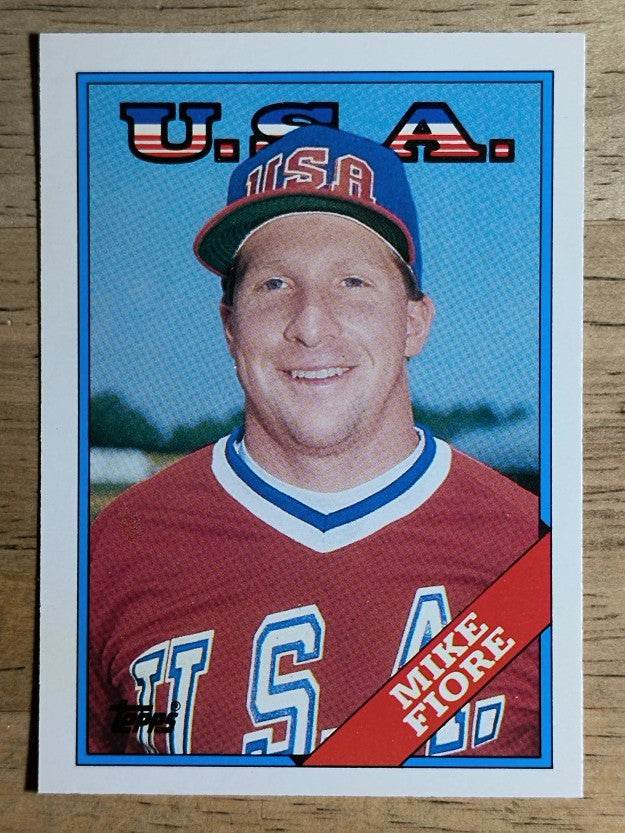 1988 Topps Traded #38T Mike Fiore OLY