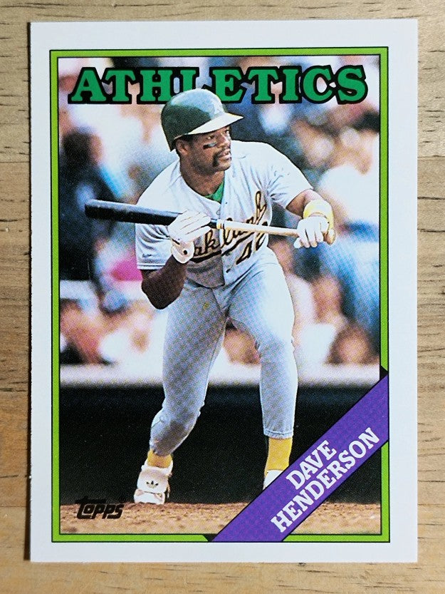 1988 Topps Traded #48T Dave Henderson