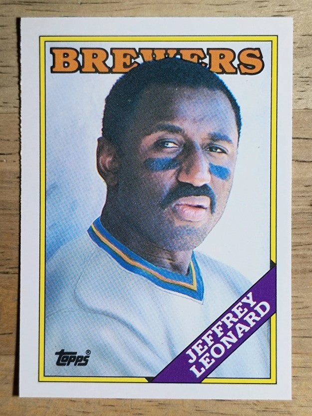1988 Topps Traded #61T Jeffrey Leonard