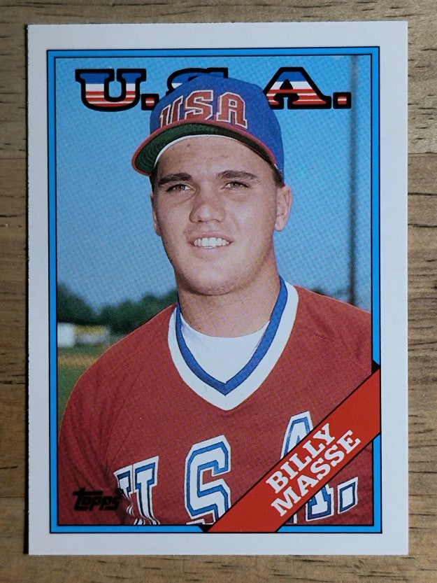1988 Topps Traded #67T Billy Masse OLY XRC