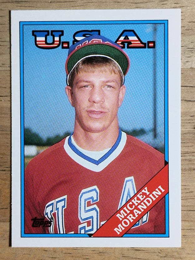 1988 Topps Traded #71T Mickey Morandini OLY XRC
