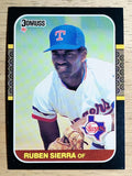 1987 Donruss #346 Ruben Sierra RC